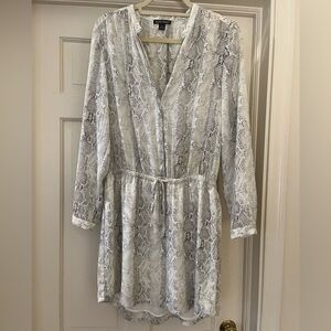 Hilary Radley Snakeskin Dress